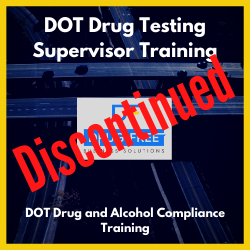 DOT Drug Testing Supervisor Training CD Cover