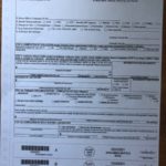Copy 1 of the federal chain of custody form