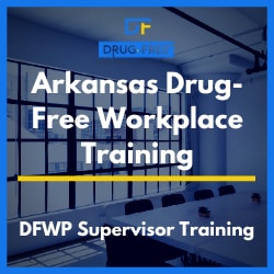 CD cover for Arkansas Drug-Free Workplace Supervisor Training Program